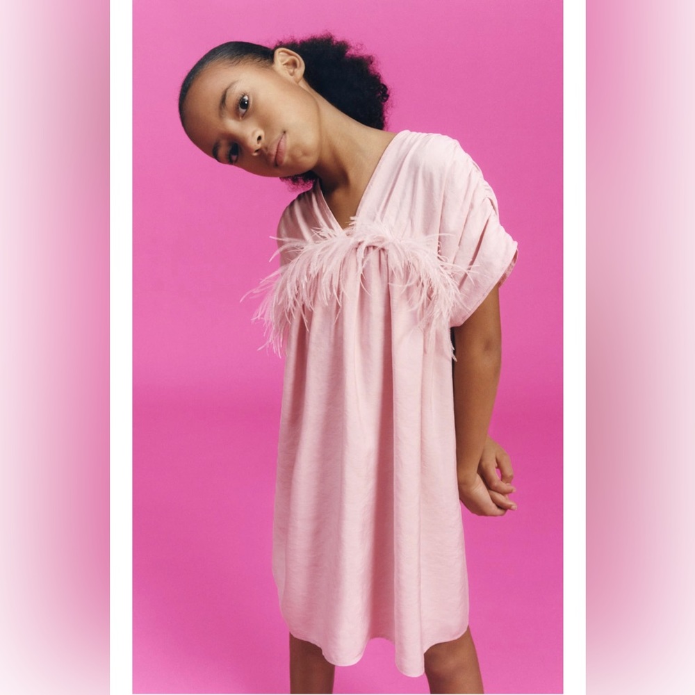 ✨SALE✨ ZARA FEATHER DRESS ✨SALE✨